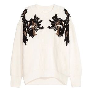 H&M Sequin Sweater - XL - Worn Once